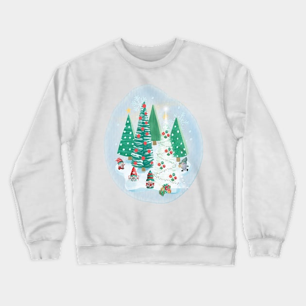 Gnome Family Christmas Crewneck Sweatshirt by StuffWeMade